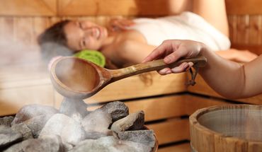 Entspannen in der Sauna