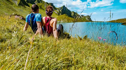 Paar am Schrecksee