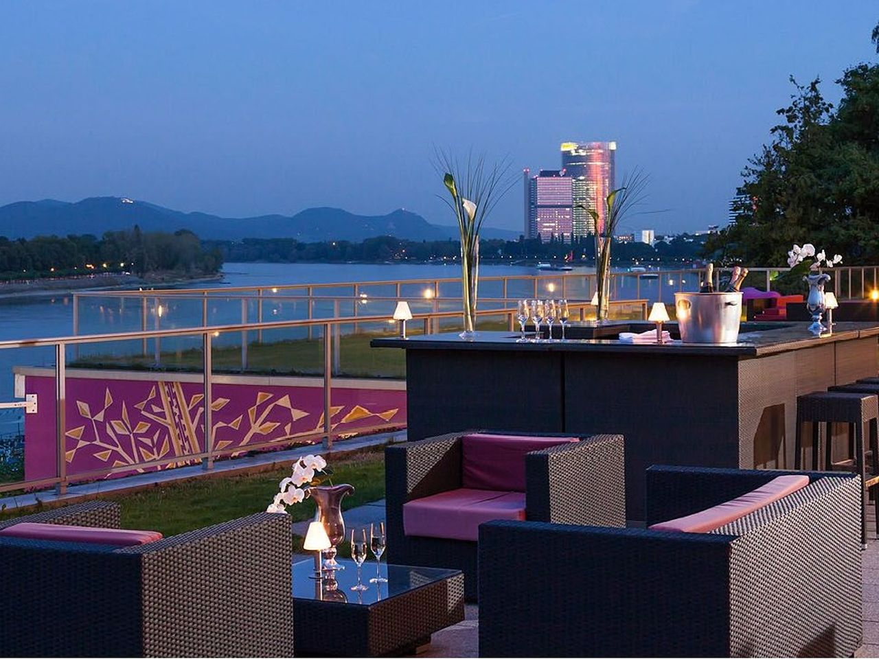 Zimmer und Dinner am Rhein 1 Nacht