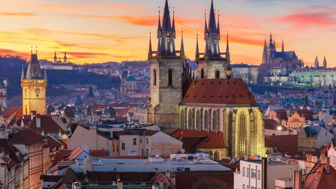 Blick auf die Altstadt von Prag