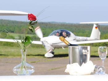 Champagner Träume mit atemberaubendem Rundflug