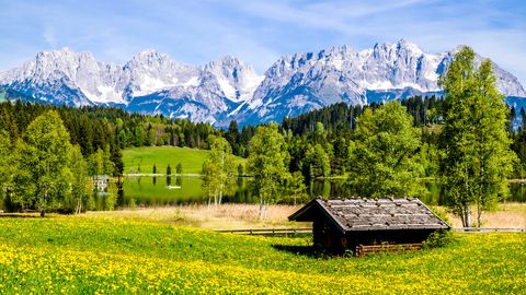 Blick auf den Wilden Kaiser