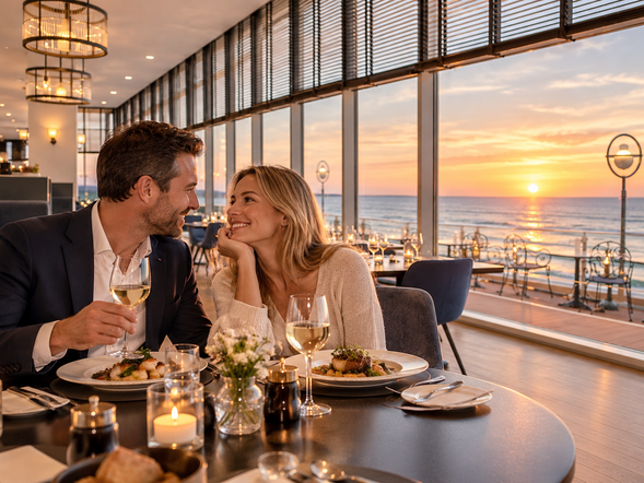 Luxuriöse Dinner-Romantik am Ostseestrand von Usedom | 3 Tage