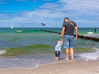 Family-Time an der Ostsee