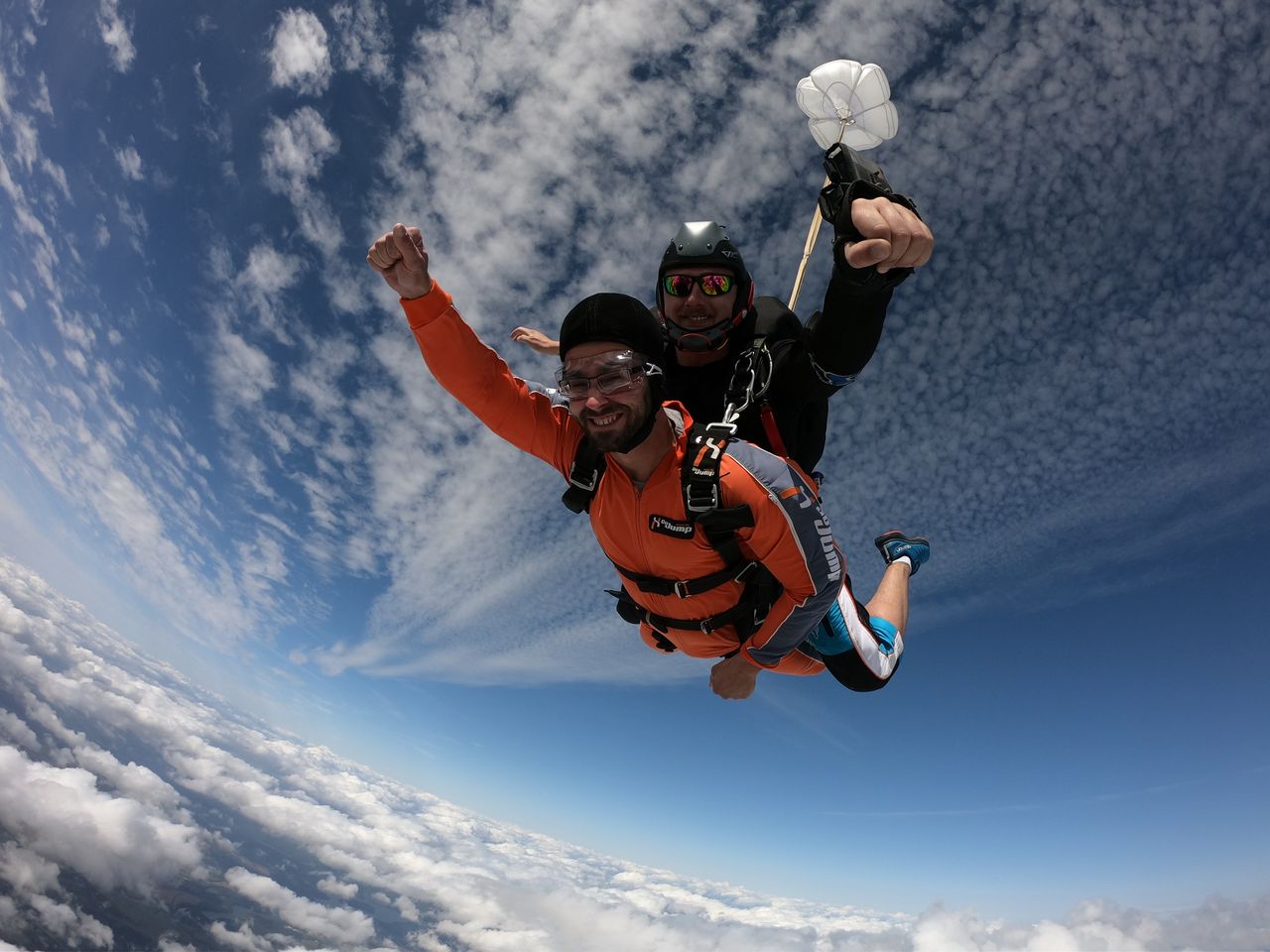 Mecklenburgische Seenplatte und Sprung aus 2.500 m