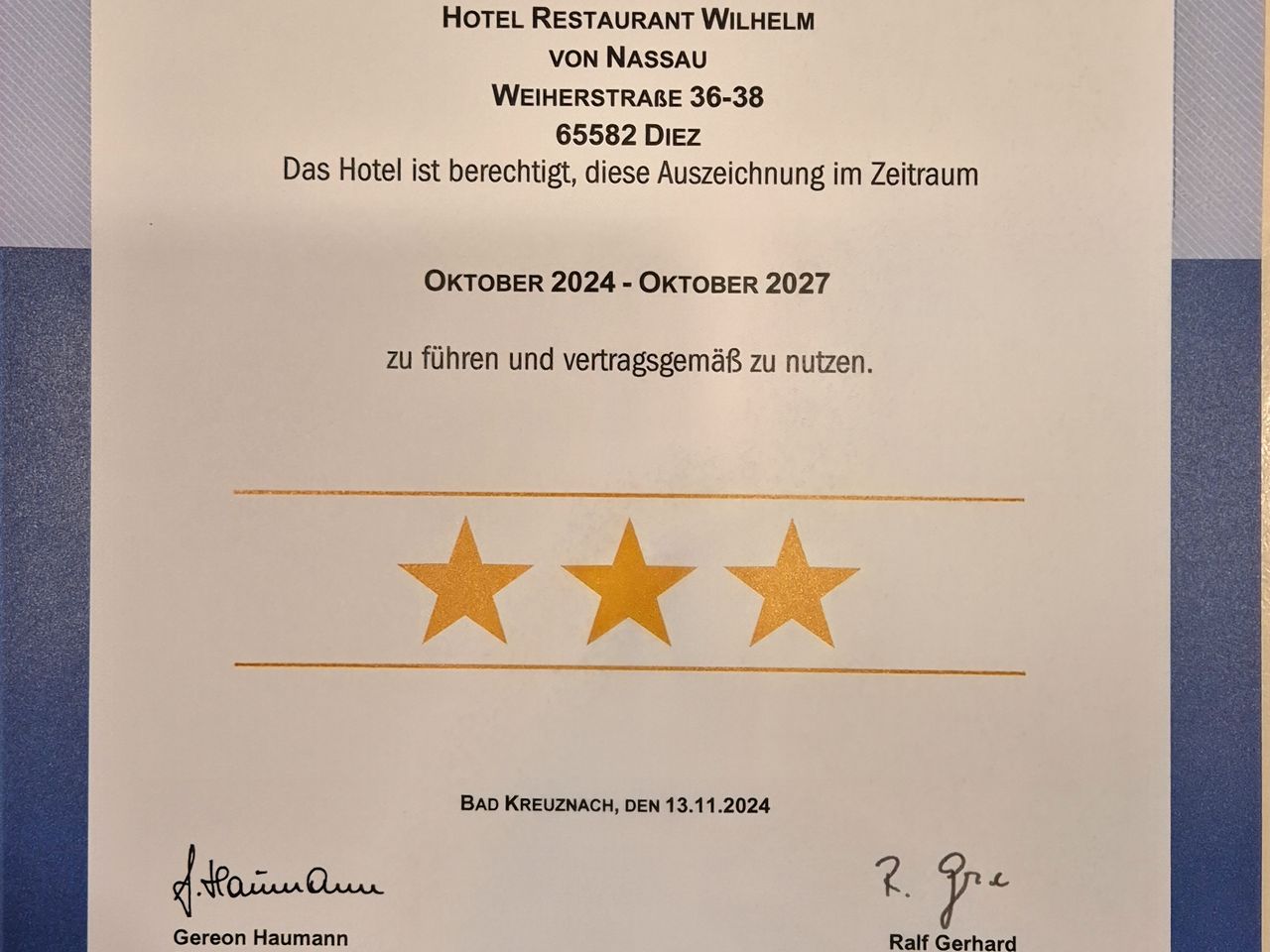 Premio Wein & Schlemmer-Reise Diez an der Lahn 7 HP+