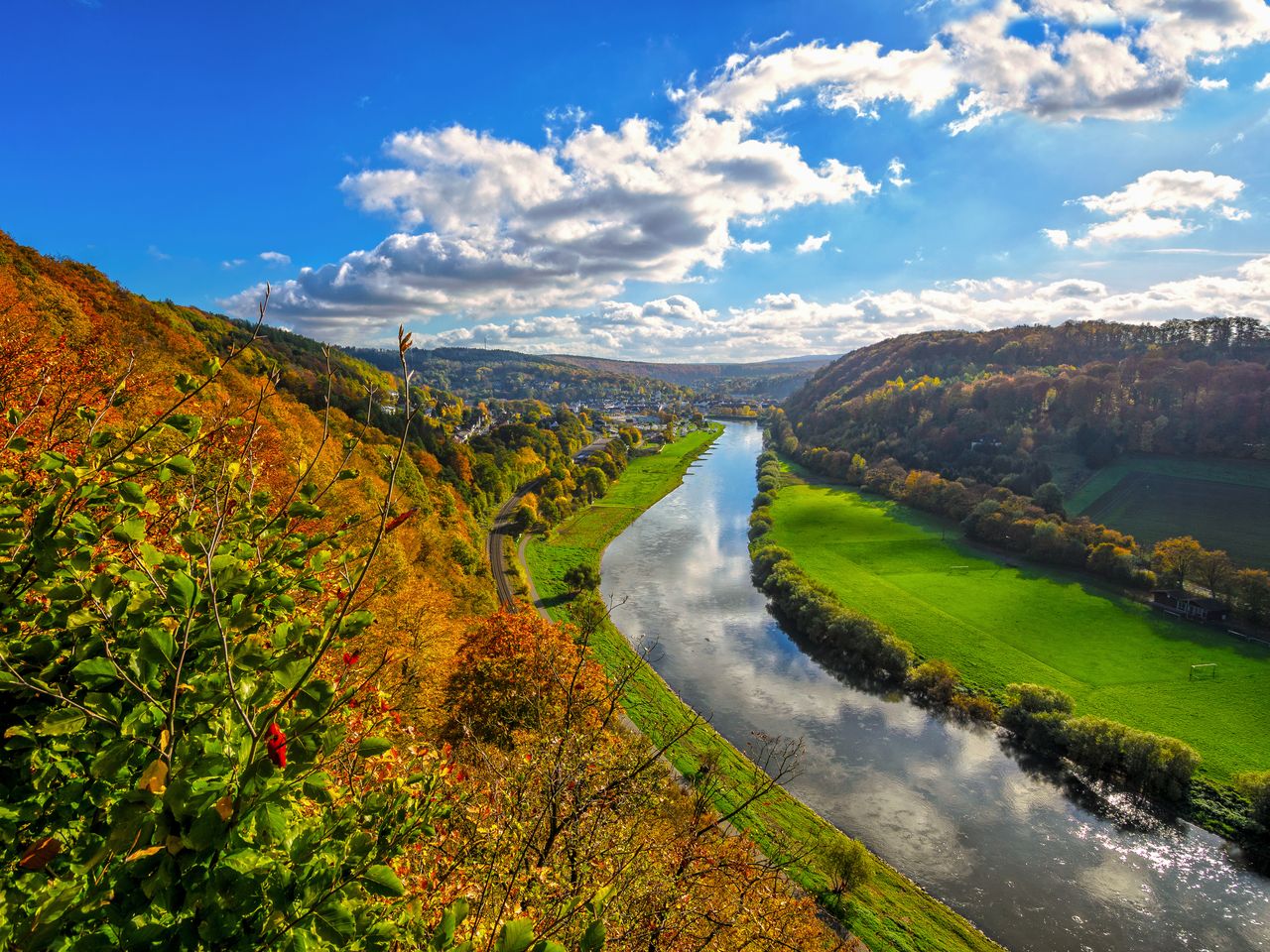 Wanderwoche im Weserbergland mit Weser-Therme