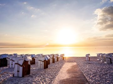 Strandkörbe an der Ostsee