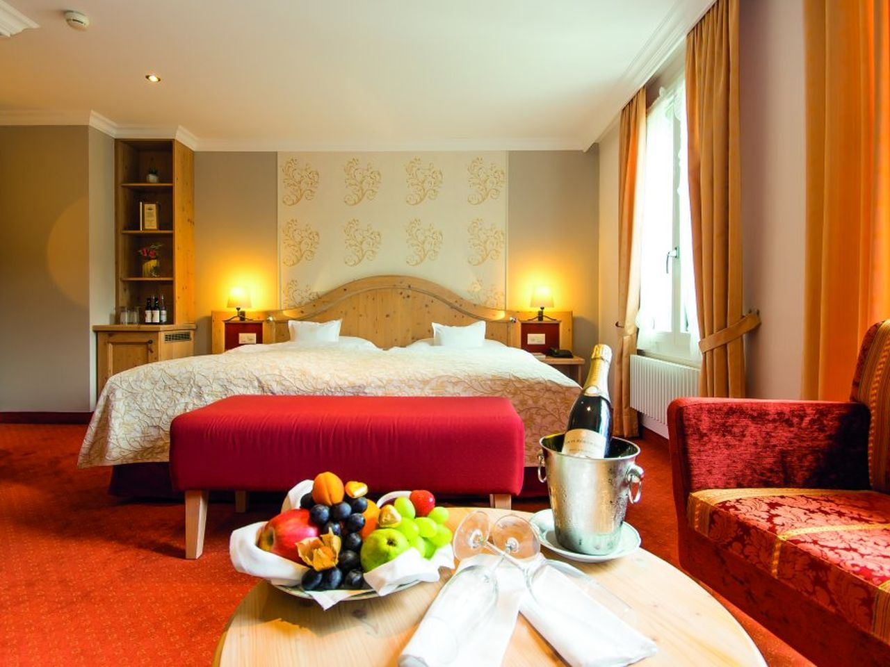 Doppelzimmer SUPERIOR mit Bergblick