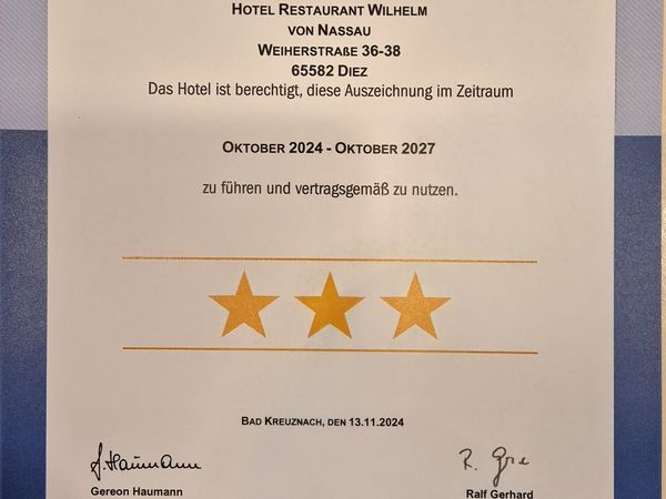 Premio Wein & Schlemmer-Reise Diez an der Lahn 7 HP+ Halbpension Plus