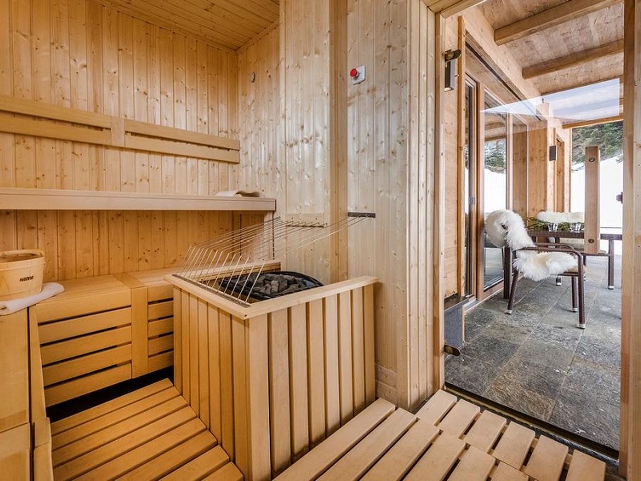 Auszeit im Chalet mit eigener Sauna