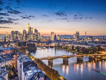 Blick auf Frankfurt