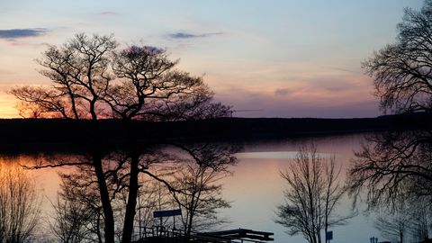 Scharmützelsee bei Sonnenuntergang