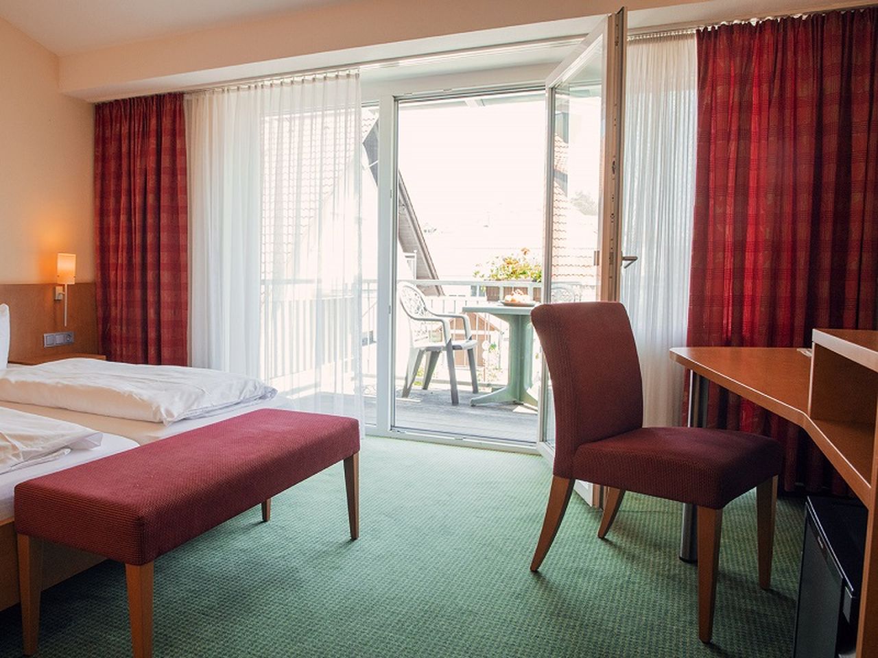 Privileg Zimmer mit Balkon oder Terrasse im Gästehaus Schlosspark