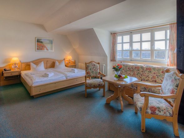 Doppelzimmer im Fachwerkhaus