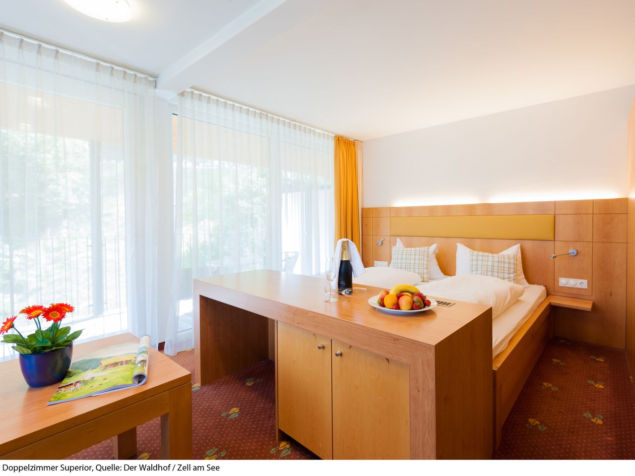 Dreibettzimmer mit Balkon
