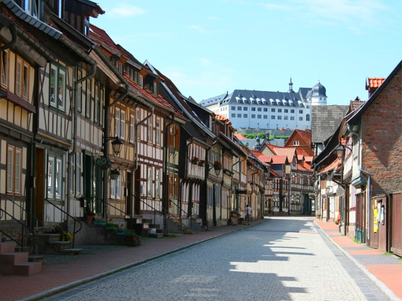 durch den Schnee-verzauberten Harz