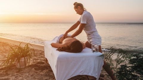 Massage am Strand