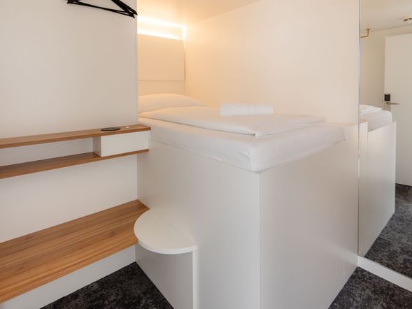 Double single use Pod mit Gemeinschaftsbad