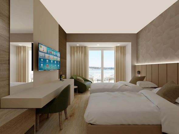 Dreibettzimmer STANDARD mit Balkon