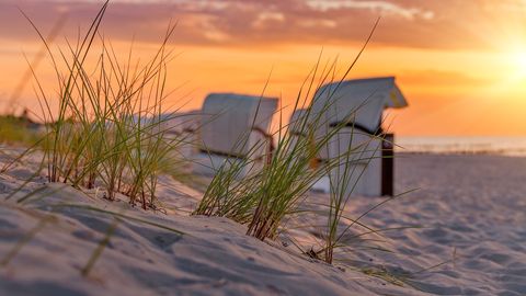 Sonnenuntergang an der Ostsee