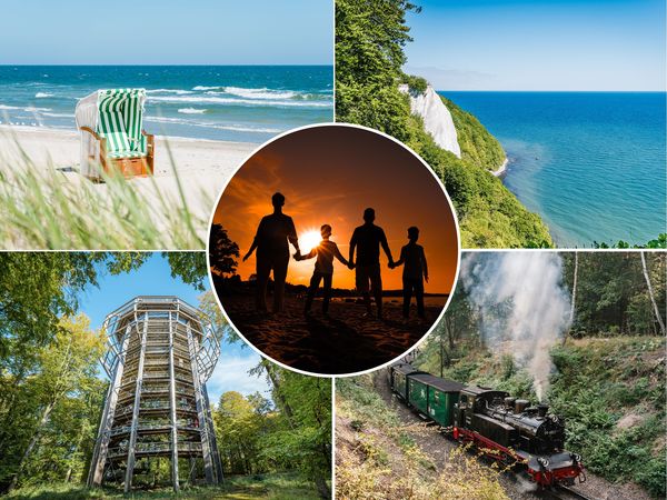 Familienurlaub a. Rügen, 3 Tage inkl. 3x Gutschein in Sassnitz, Mecklenburg-Vorpommern inkl. Halbpension
