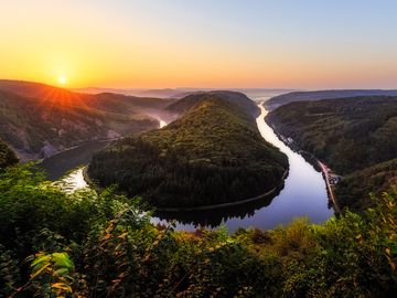Wunderschöne Landschaft im Saarland