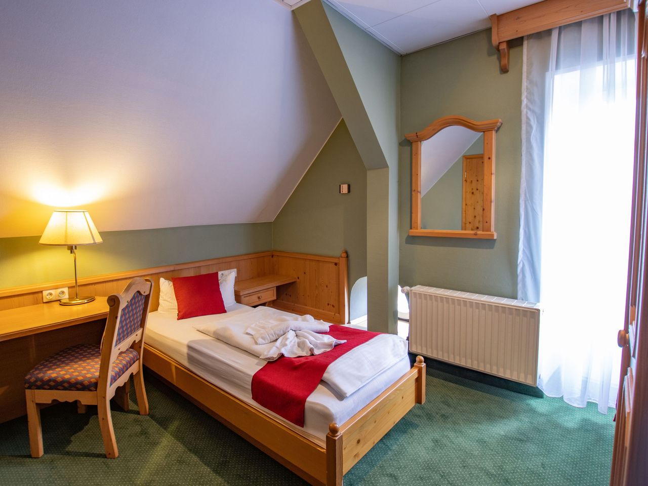 Einzelzimmer im Schloss