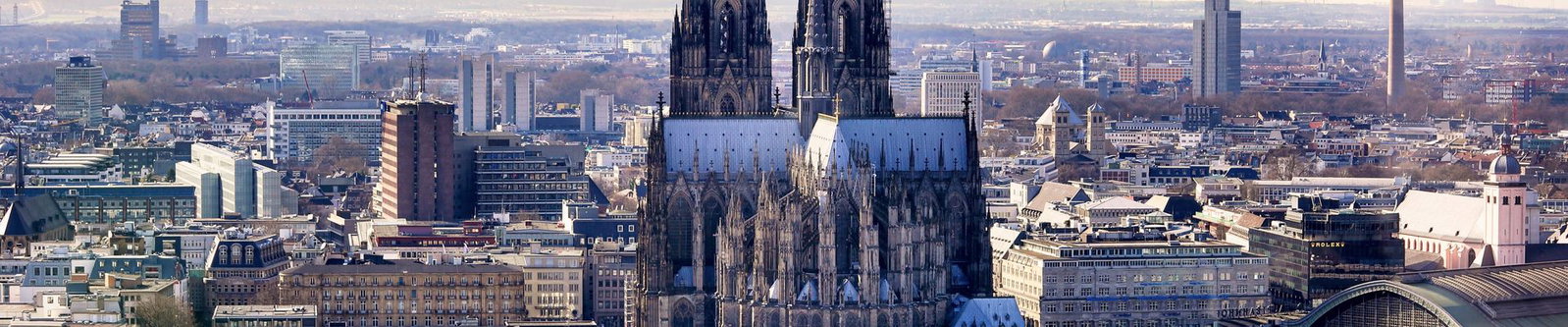 Kölner Dom und Rheinpanorama in Nordrhein-Westfalen