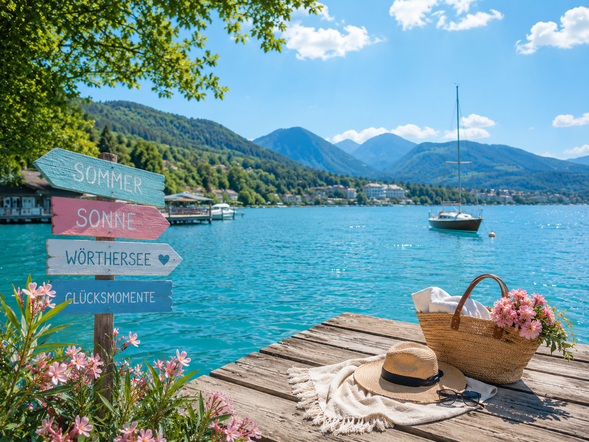 8 Tage Sommerurlaub mit Seezugang in Krumpendorf am Wörtherse