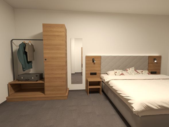 Doppelzimmer (2 Erw. + max. 1 Kind)