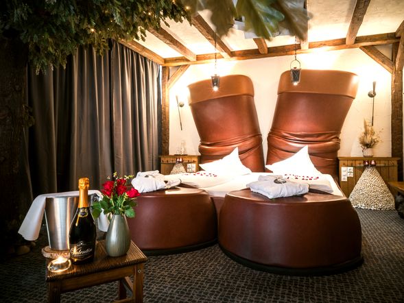 Suite mit Wasserbett und Whirlpool