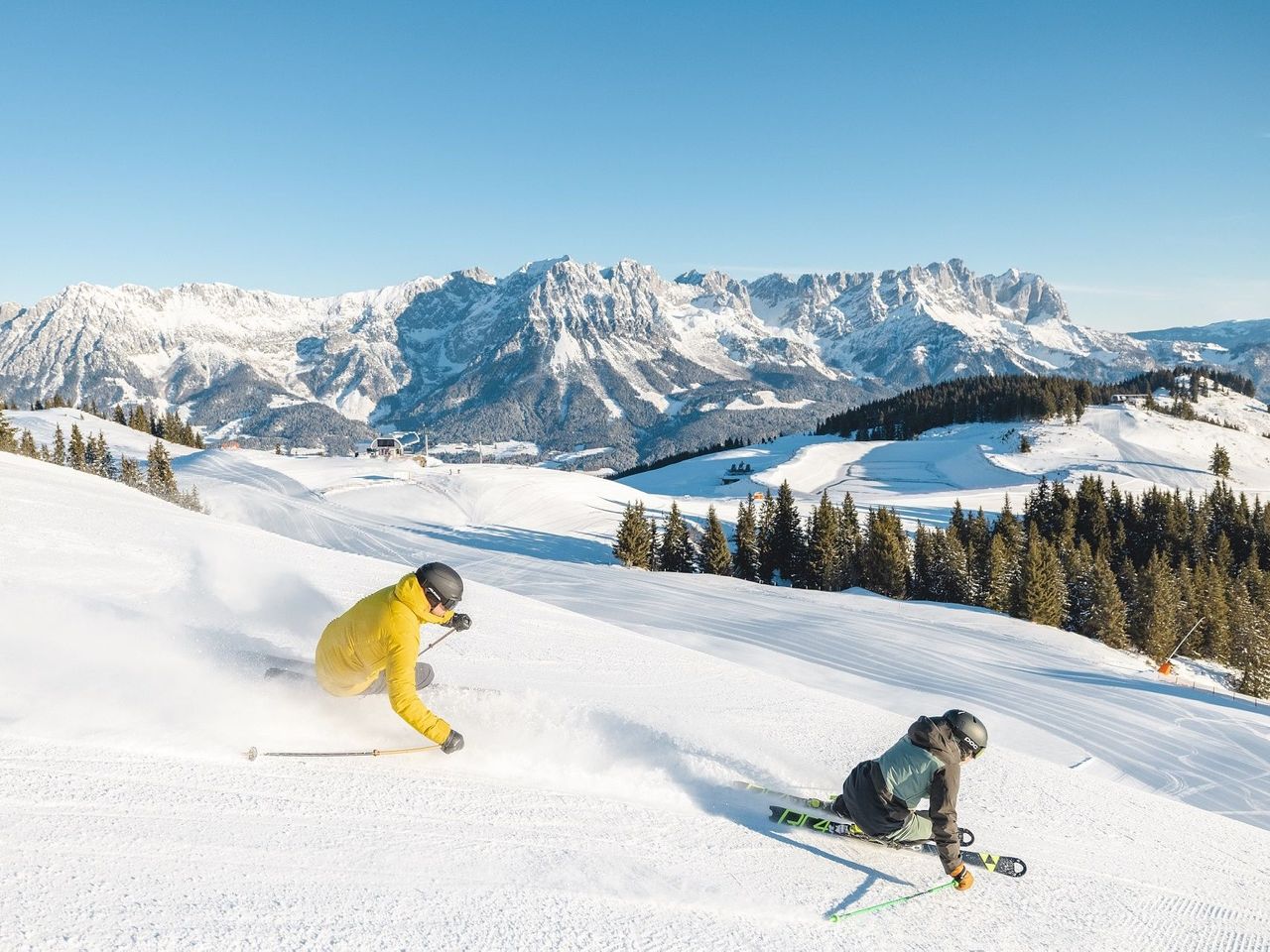 Paradiesische Wintertage in den Kitzbüheler Alpen