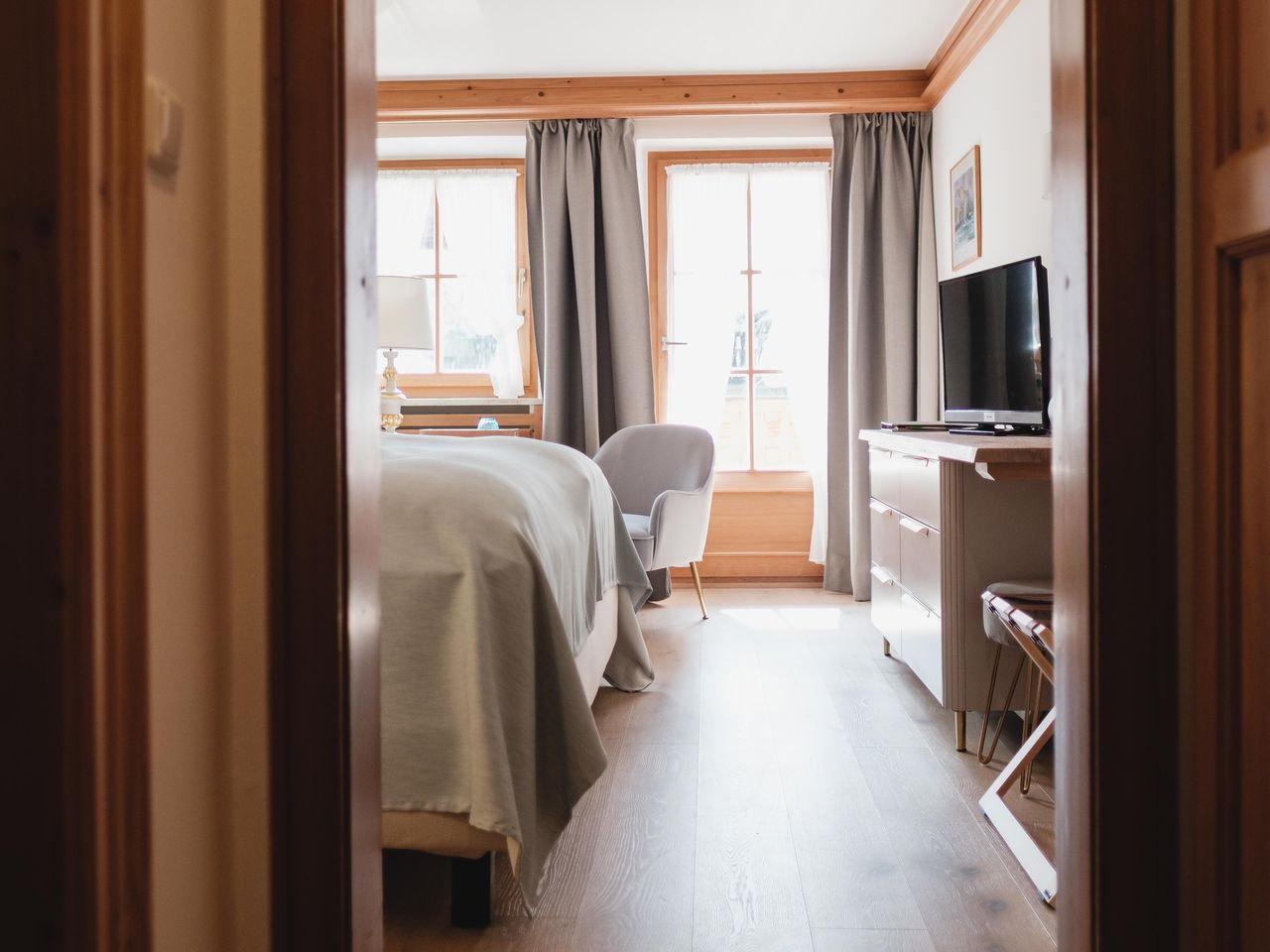 Superior-Doppelzimmer mit Balkon zur Einzelbelegung