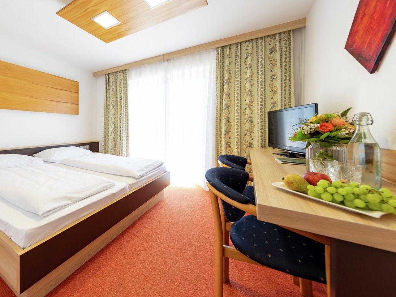 Doppelzimmer Standard mit Balkon im Trattnerhof