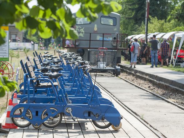 3 Tage für Spar-Füchse auf der Fahrrad-Draisine