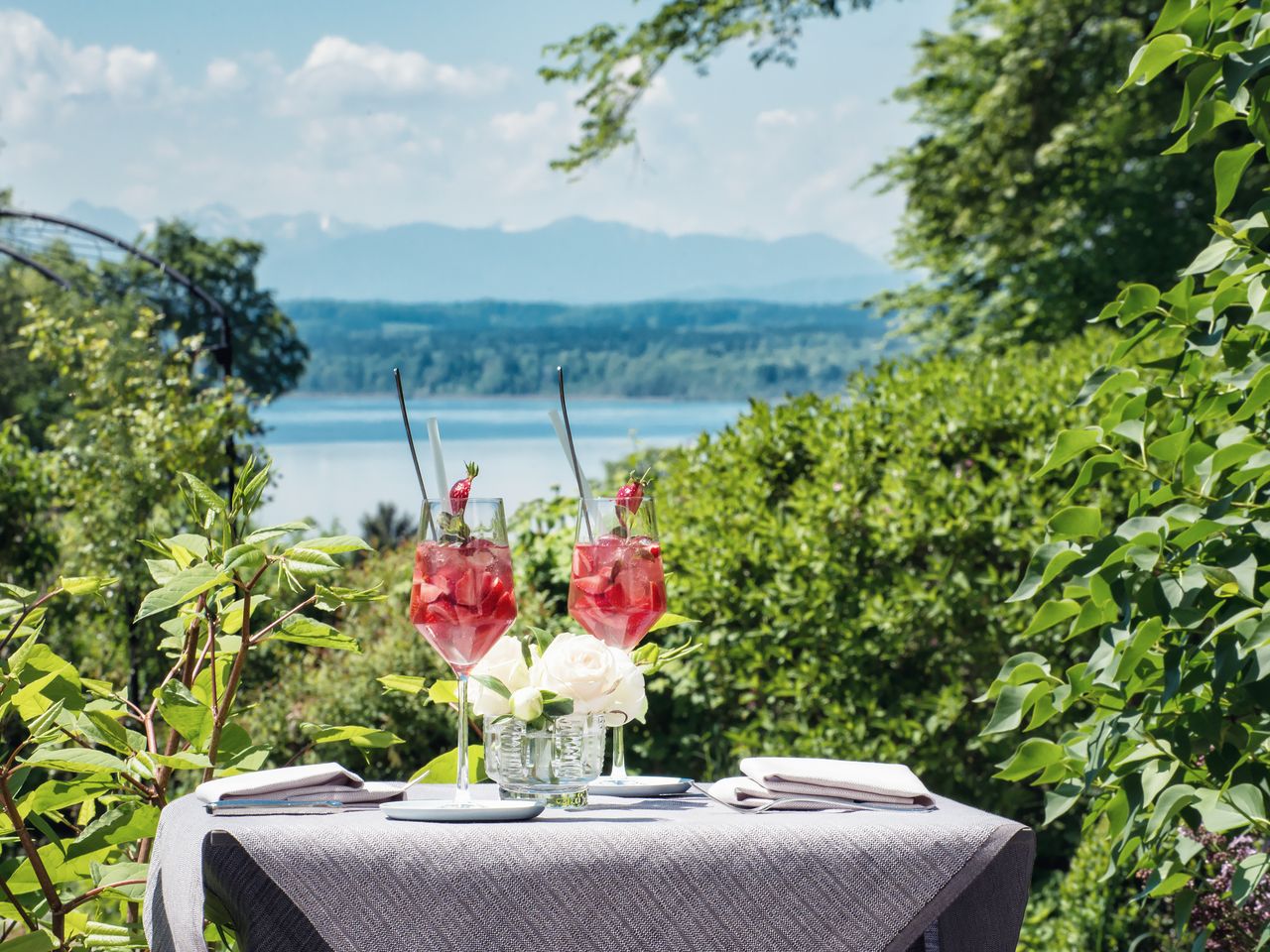 Alpenglühen am Starnberger See SPECIAL