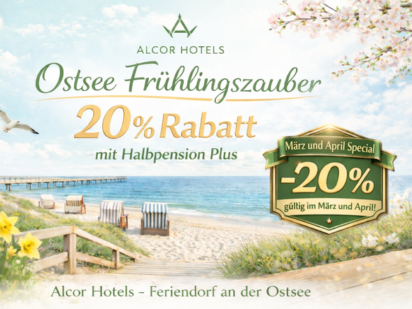 Ostsee-Zauber – 20% Rabatt mit Halbpension Plus