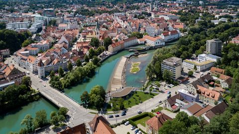 Blick auf Kempten