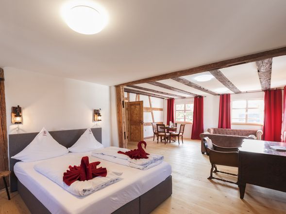 BIO-Appartement mit Balkon – Historisches Fachwerkhaus