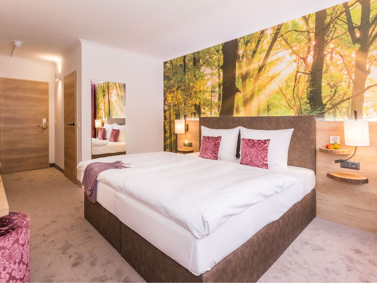 Doppelzimmer Design zur Einzelnutzung