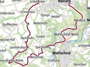 4 Tage Bauernhof-Wanderweg Tour18 im Bergischen Land