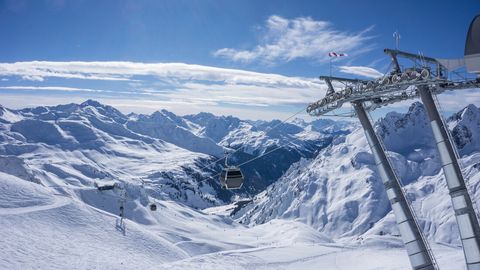 Skigebiet in Vorarlberg