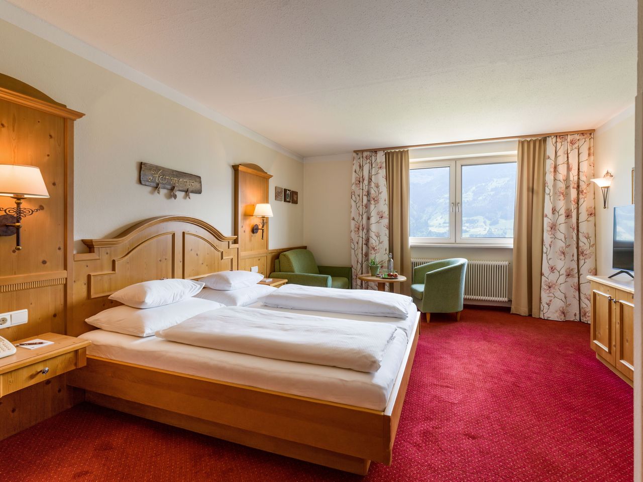 Doppelzimmer Heimatgefühl mit Bergblick