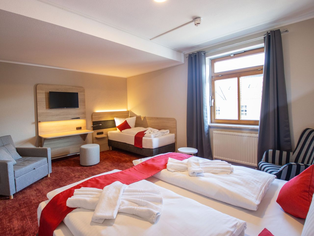 Dreibettzimmer