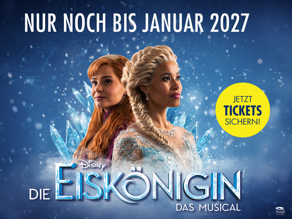 Disneys DIE EISKÖNIGIN - das Musical mit Ticket und Hotel