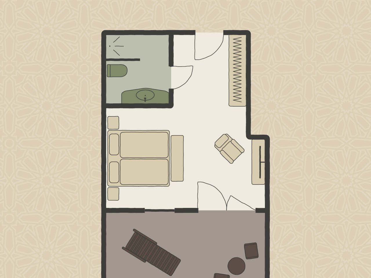 Doppelzimmer Kaid