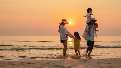 Familienurlaub am Meer
