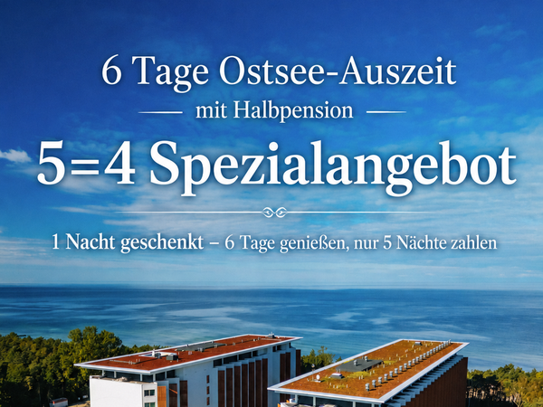 6 Tage Ostsee-Auszeit mit Halbpension – 5=4 Spezialangebot in Pobierowo, Westpommern inkl. Halbpension