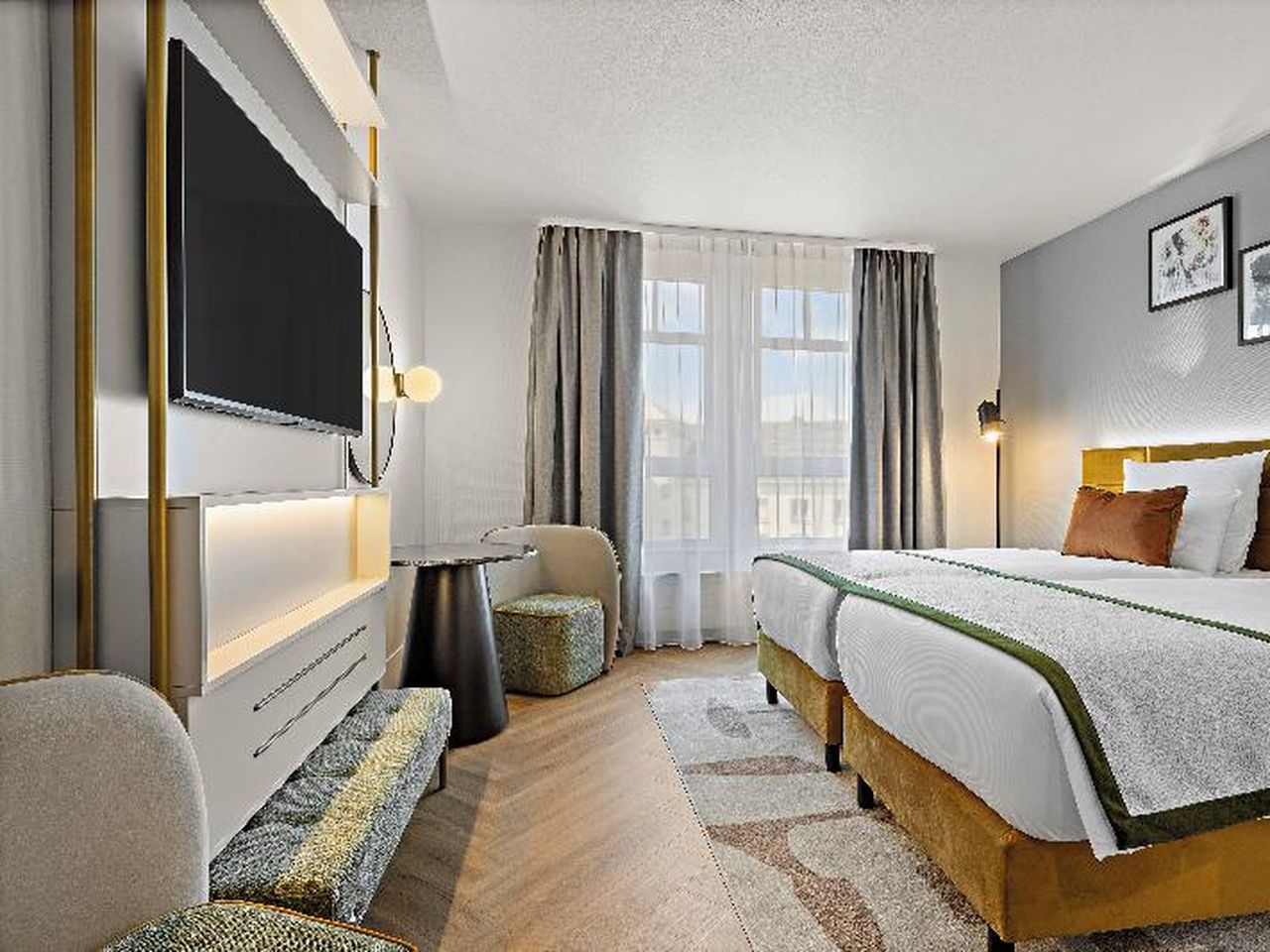 Doppelzimmer COMFORT mit zwei Einzelbetten